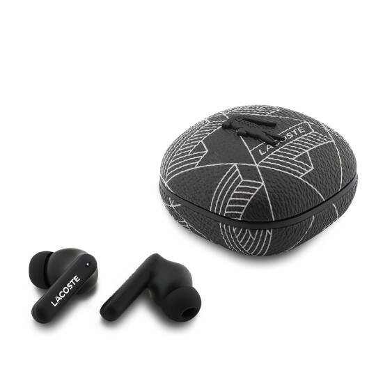 Lacoste Orjinal Lisanslı ANCENC Monogram Desenli TWS Kulak İçi Bluetooth Kulaklık v5.4 - 6