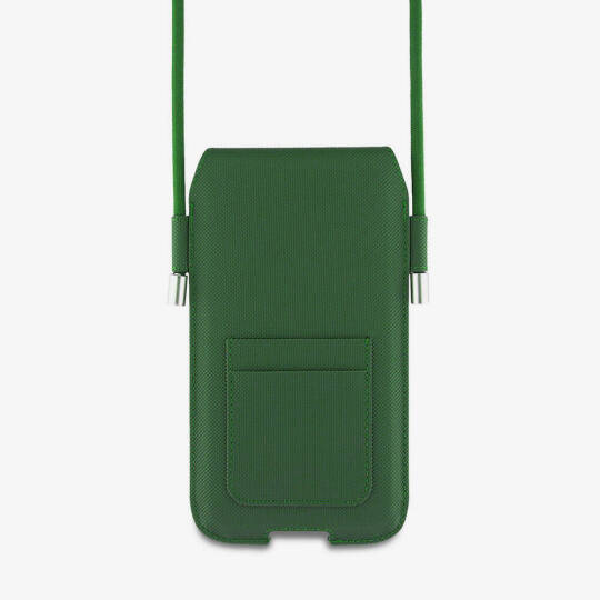 Lacoste Orjinal Lisanslı Çapraz Vücut Askılı PU Pike Desenli 6.7 inçe Kadar Universal Kılıf - 7