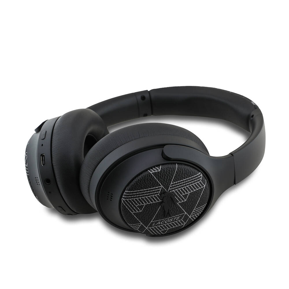 Lacoste Orjinal Lisanslı LH01 ANC Taşıma Çantalı Katlanabilir Kulak Üstü Bluetooth Kulaklık v5.4 - 5