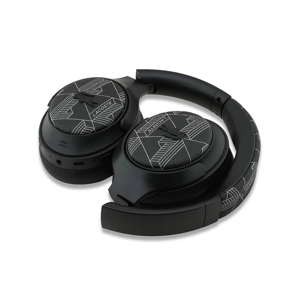 Lacoste Orjinal Lisanslı LH01 ANC Taşıma Çantalı Katlanabilir Kulak Üstü Bluetooth Kulaklık v5.4 - 7