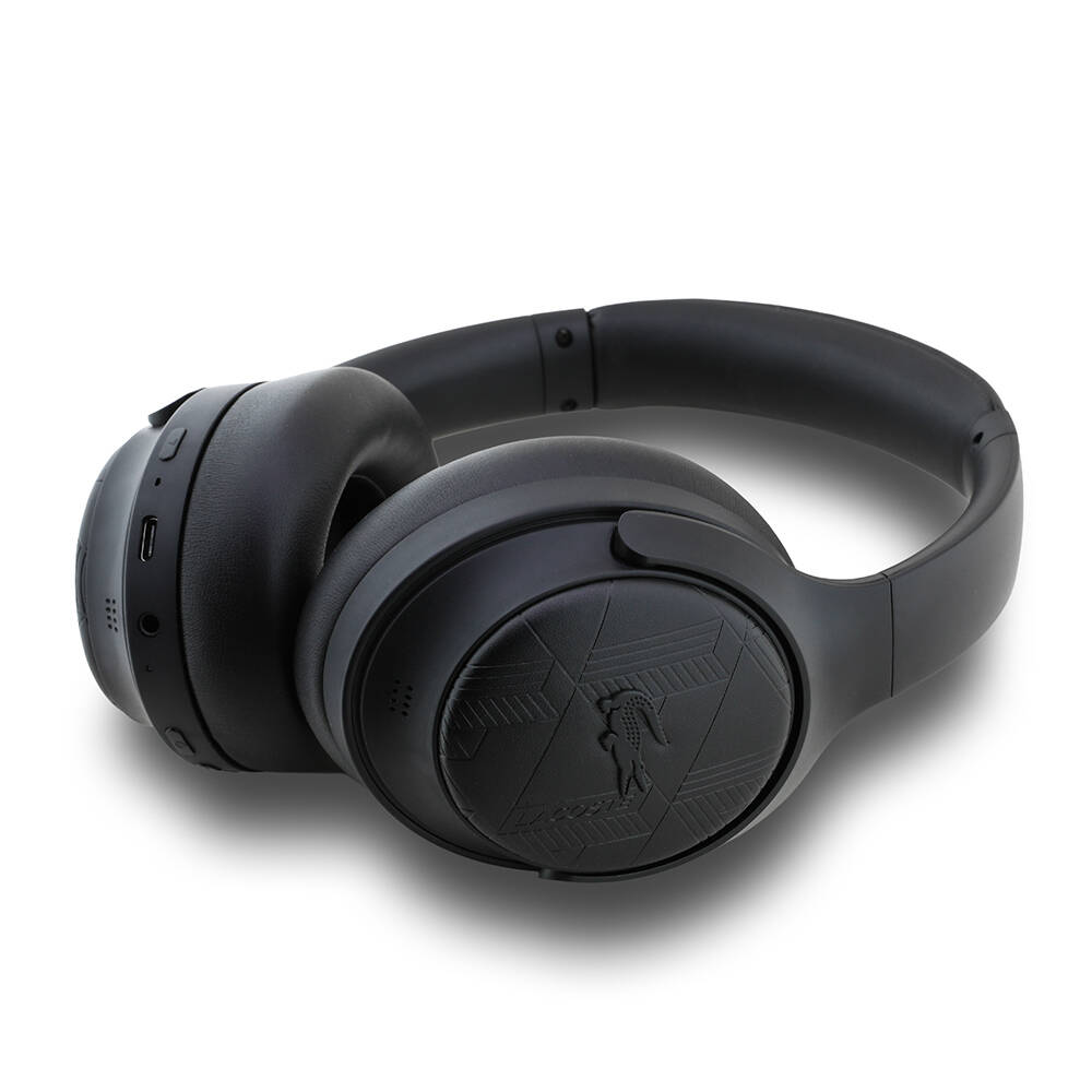Lacoste Orjinal Lisanslı LH01 ANC Taşıma Çantalı Katlanabilir Kulak Üstü Bluetooth Kulaklık v5.4 - 11