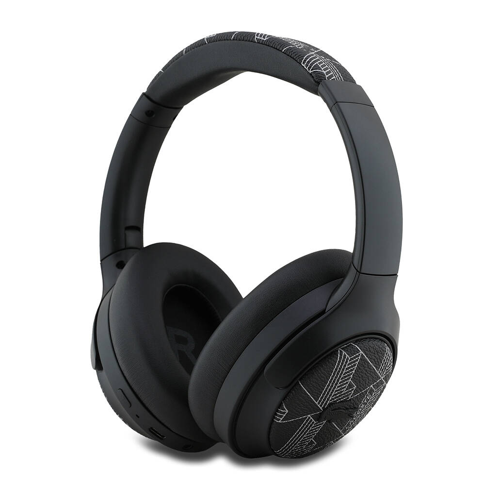 Lacoste Orjinal Lisanslı LH01 ANC Taşıma Çantalı Katlanabilir Kulak Üstü Bluetooth Kulaklık v5.4 - 1
