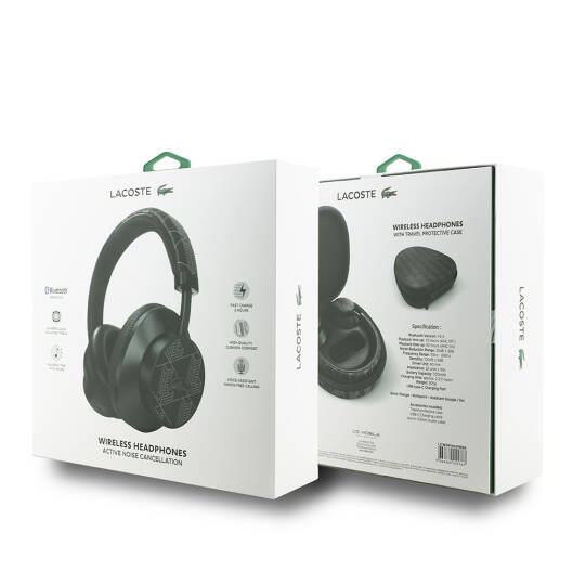 Lacoste Orjinal Lisanslı LH02 ANC Taşıma Çantalı Ayarlanabilir Kulak Üstü Bluetooth Kulaklık v5.4 - 15