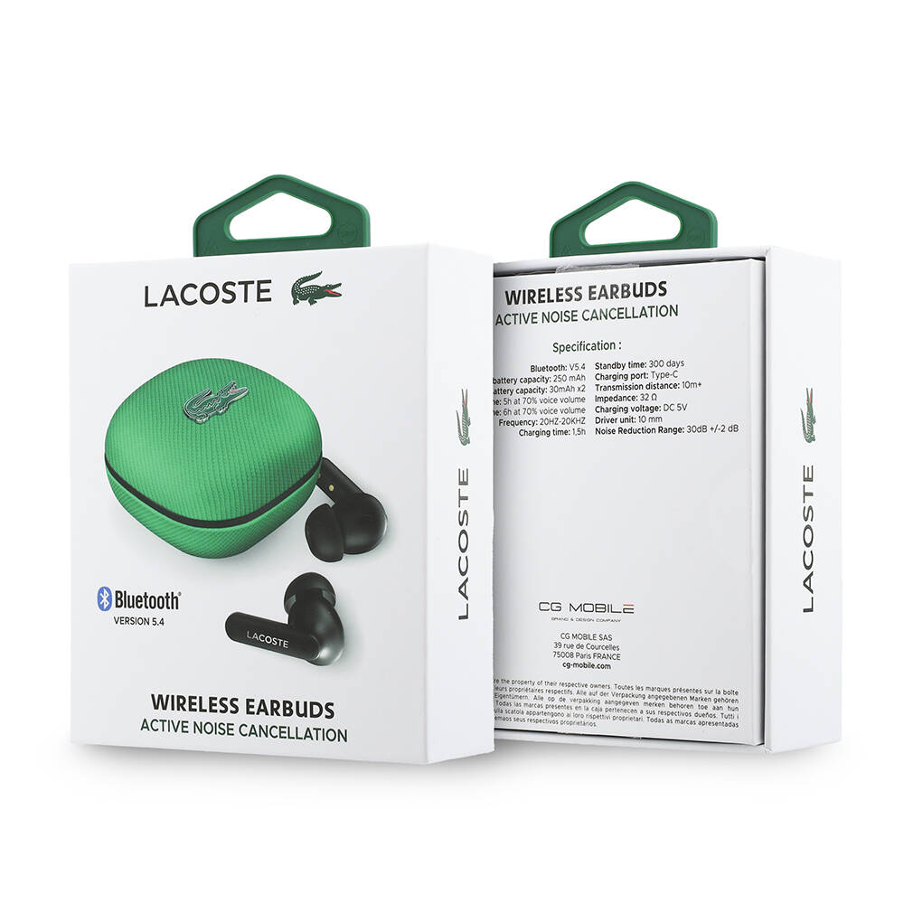 Lacoste Orjinal Lisanslı Logolu ANC Özellikli TWS Kulak İçi Bluetooth Kulaklık - 6