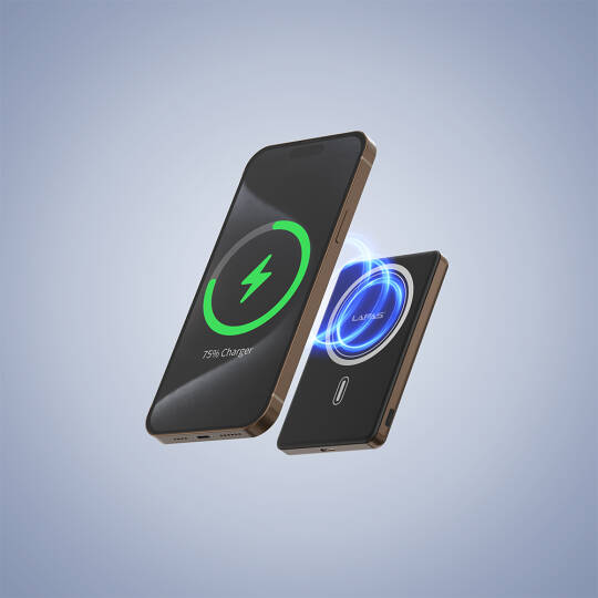 Lapas LP-PW003 Ultra İnce Hızlı Şarj Özellikli Wireless Powerbank 5000mAh 15W - 13