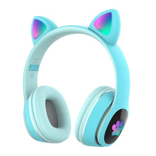 Lapas P40 Kedi Kulaklı Tasarımlı RGB Işıklı Bluetooth Kulaklık - 4