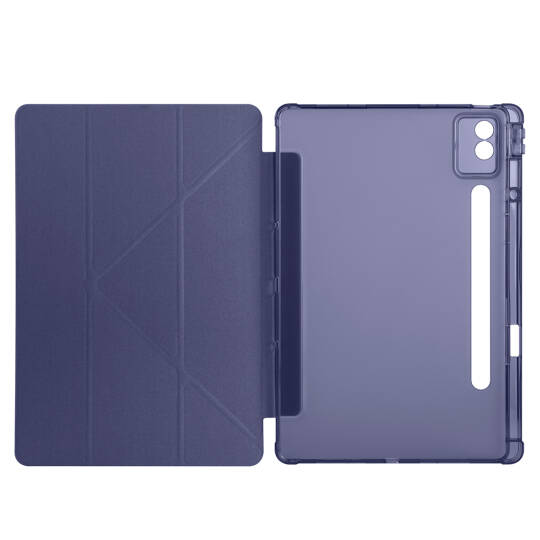 Lenovo Idea Tab Pro 12.7 TB-373FU Kılıf Zore Tri Folding Kalem Bölmeli Standlı Kılıf - 17