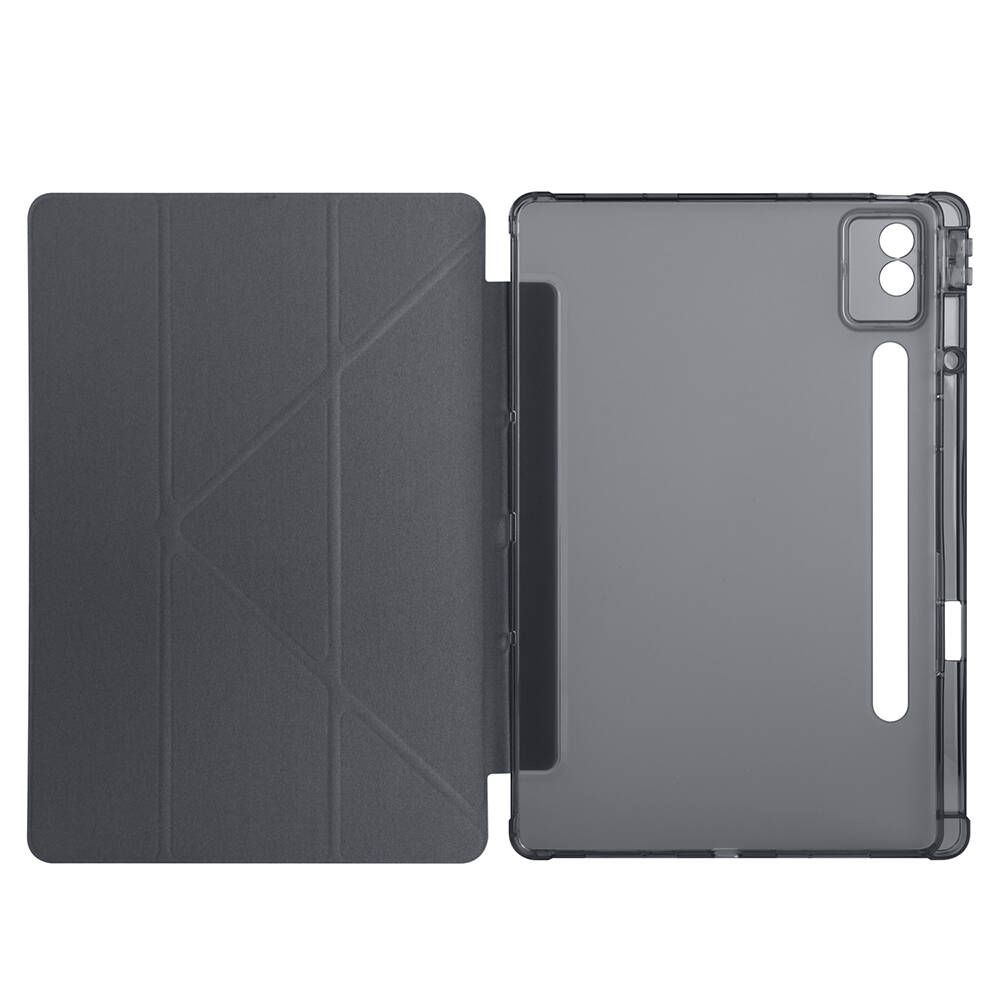 Lenovo Idea Tab Pro 12.7 TB-373FU Kılıf Zore Tri Folding Kalem Bölmeli Standlı Kılıf - 18