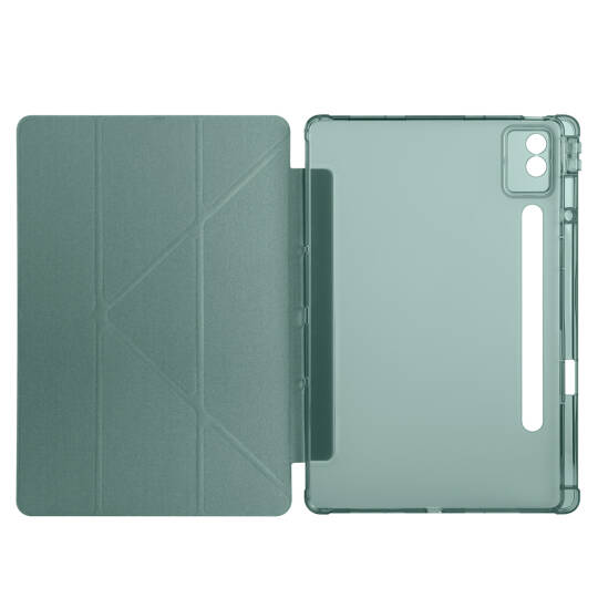 Lenovo Idea Tab Pro 12.7 TB-373FU Kılıf Zore Tri Folding Kalem Bölmeli Standlı Kılıf - 19
