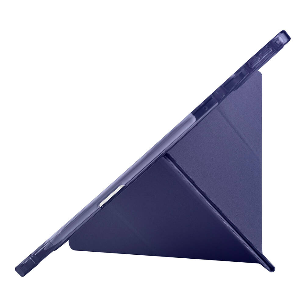 Lenovo Idea Tab Pro 12.7 TB-373FU Kılıf Zore Tri Folding Kalem Bölmeli Standlı Kılıf - 24
