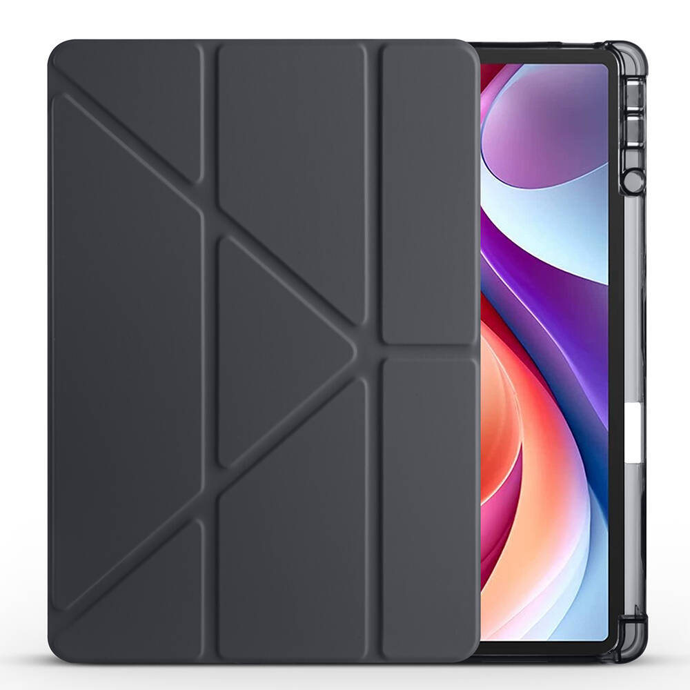 Lenovo M11 TB-330FU Kılıf Zore Tri Folding Kalem Bölmeli Standlı Kılıf - 16