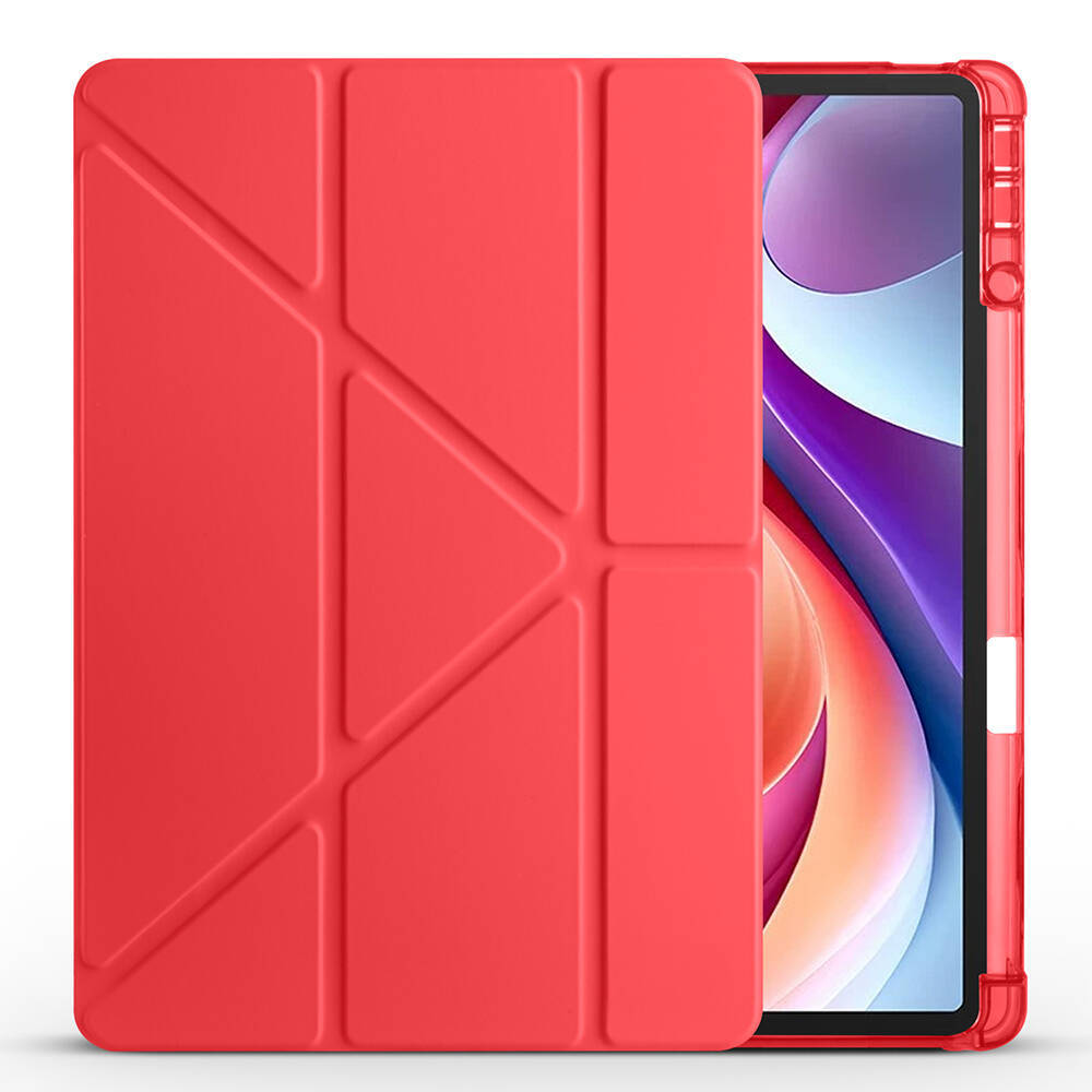 Lenovo M11 TB-330FU Kılıf Zore Tri Folding Kalem Bölmeli Standlı Kılıf - 22