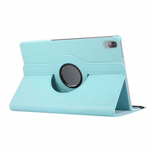 Lenovo Tab P11 Pro 11.2 2.Nesil Zore Dönebilen Standlı Kılıf Mavi