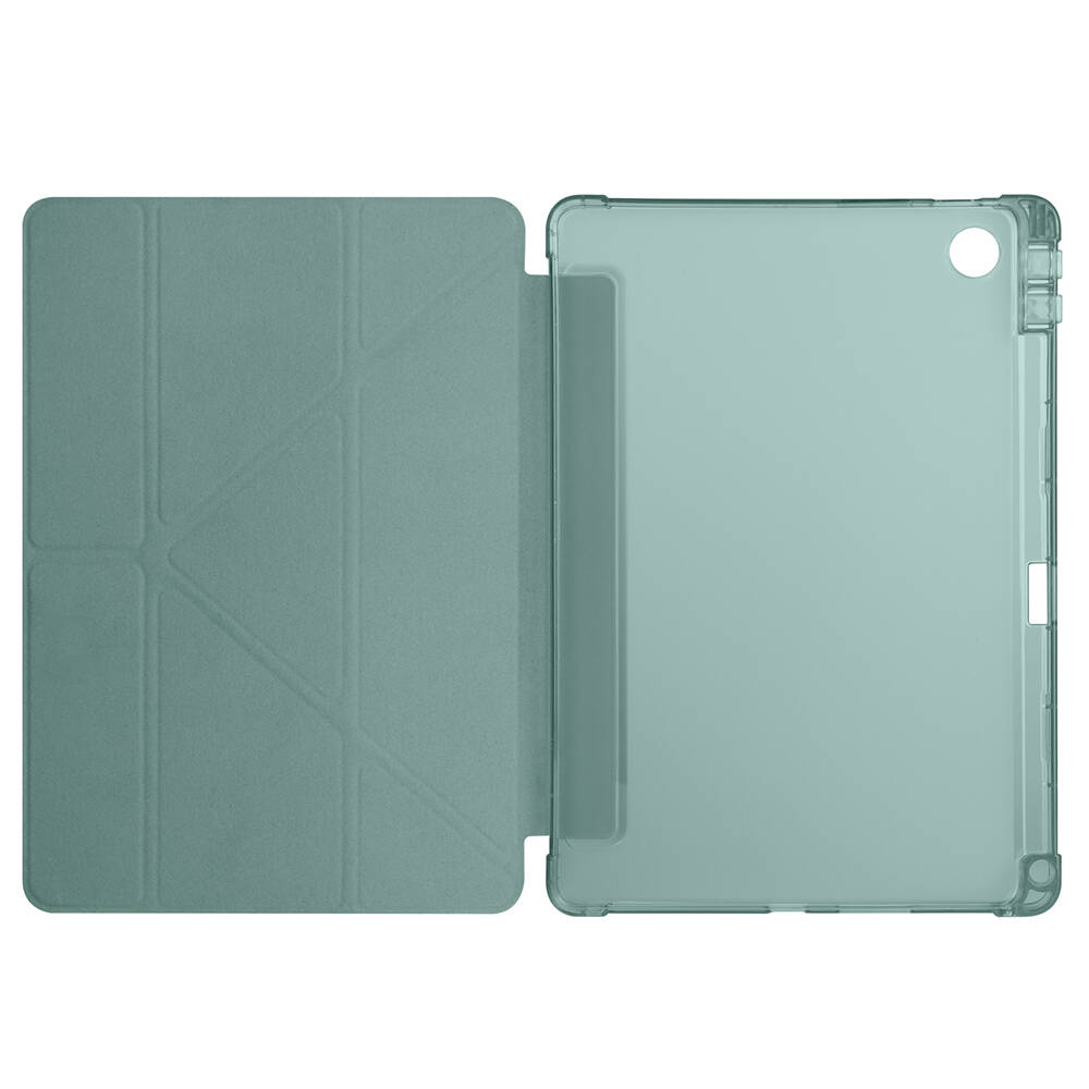 Lenovo Tab TB-311FU Kılıf Zore Tri Folding Kalem Bölmeli Standlı Kılıf - 20