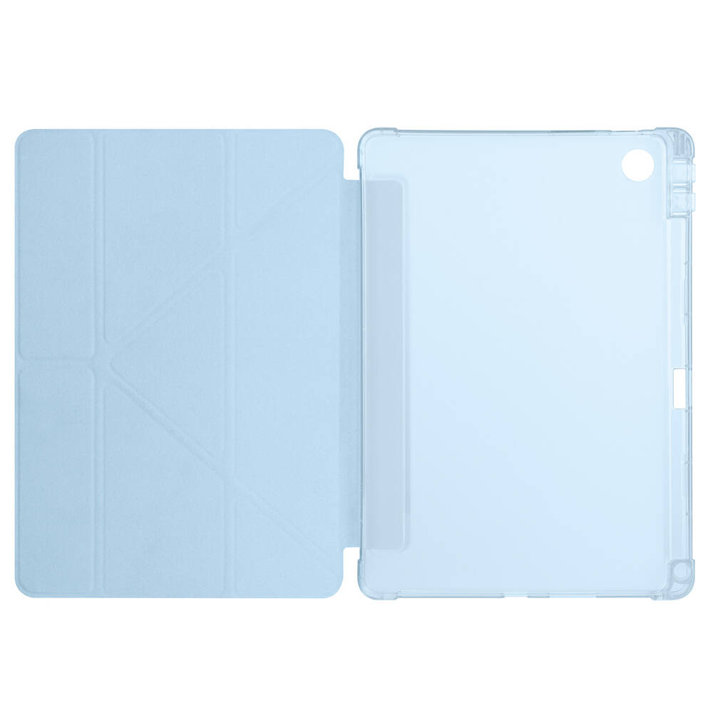Lenovo Tab TB-311FU Kılıf Zore Tri Folding Kalem Bölmeli Standlı Kılıf - 22