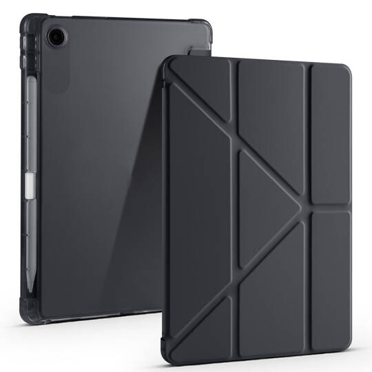 Lenovo Tab TB-311FU Kılıf Zore Tri Folding Kalem Bölmeli Standlı Kılıf - 6