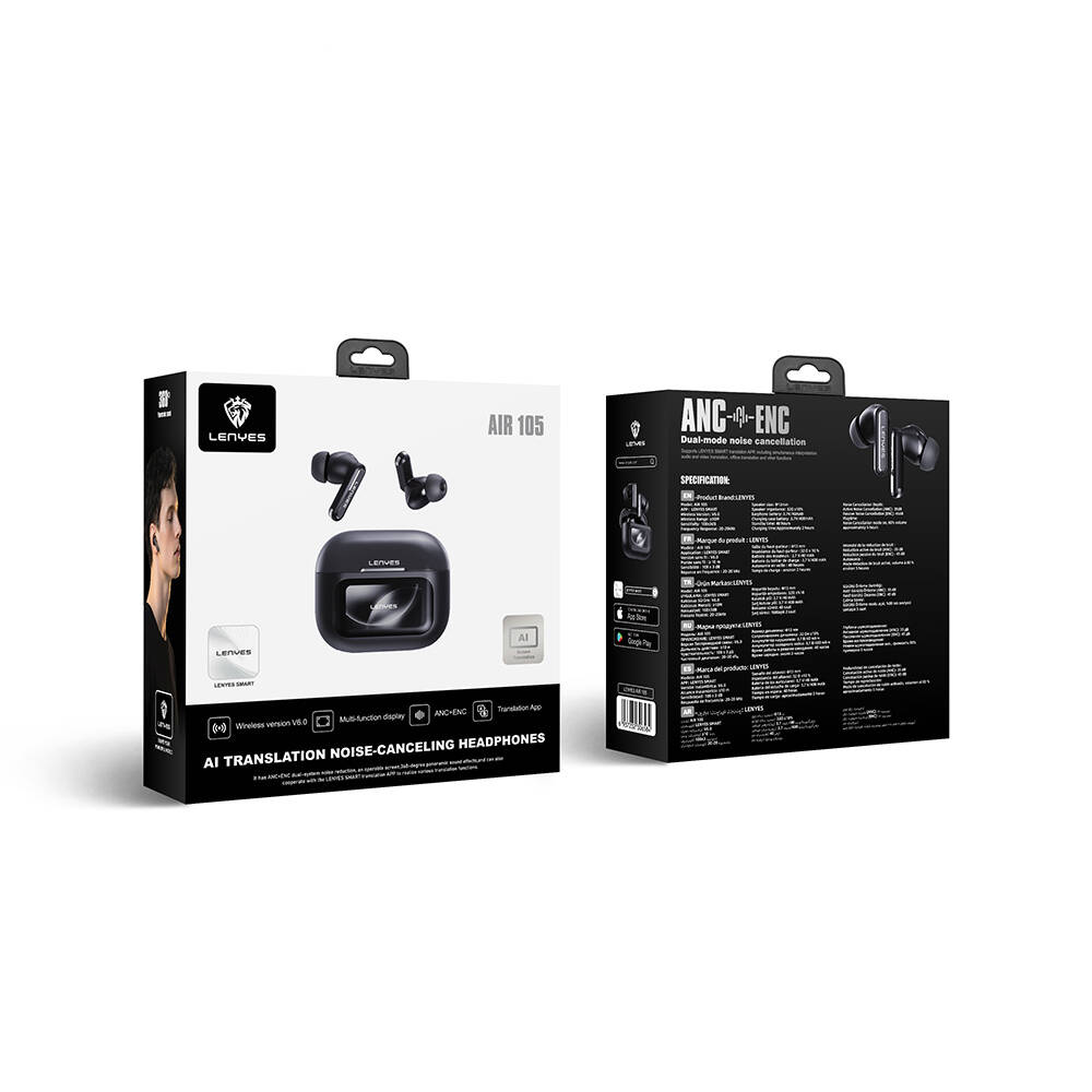 Lenyes Air 105 ANCENC Teknolojili Ai Çeviri Özellikli Kulak İçi Bluetooth Kulaklık v6.0 - 11