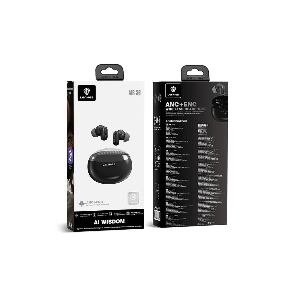 Lenyes Air 56 Ai Çeviri Özellikli ANCENC Teknolojili Kulak İçi Bluetooth Kulaklık v5.3 - 3