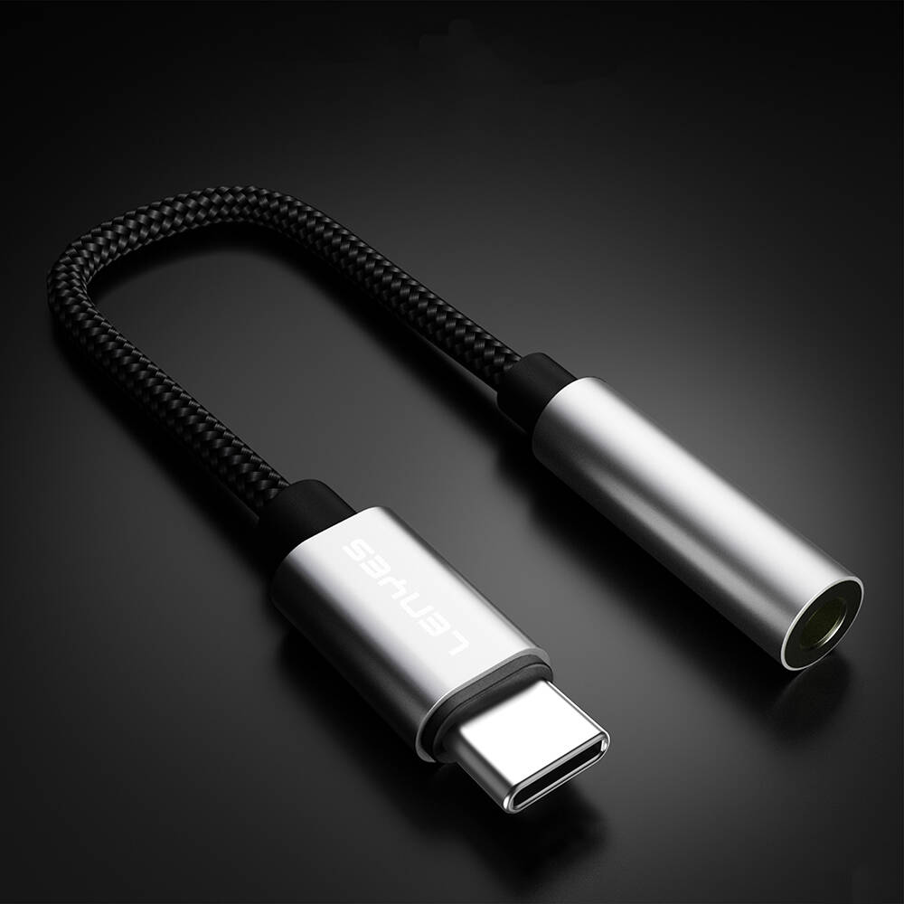 Lenyes AX105 Type-C to 3.5mm Aux Çevirici Örgülü Ses Adaptörü - 6