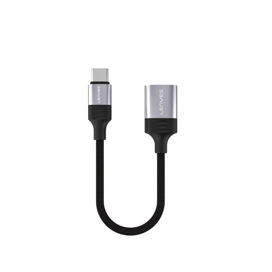 Lenyes AX122 USB to Type-C Dönüştürücü OTG Kablo - 2