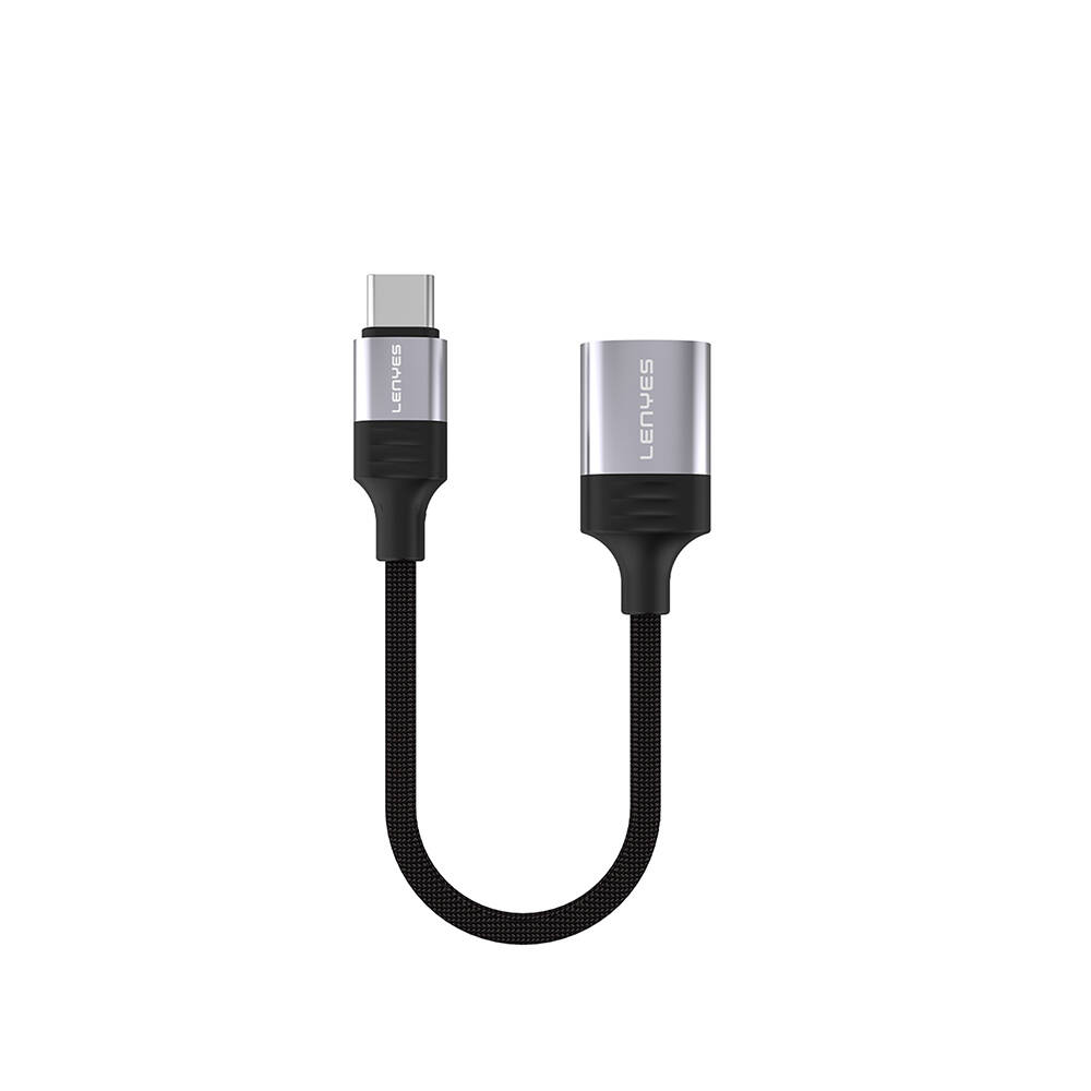 Lenyes AX122 USB to Type-C Dönüştürücü OTG Kablo - 2