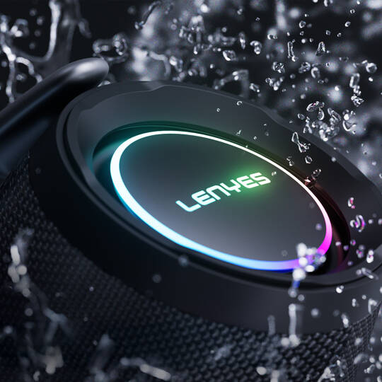 Lenyes Boost X Serisi RGB Işıklı Çift Mikrofonlu Taşınabilir Bluetooth Hoparlör v5.3 600W - 3