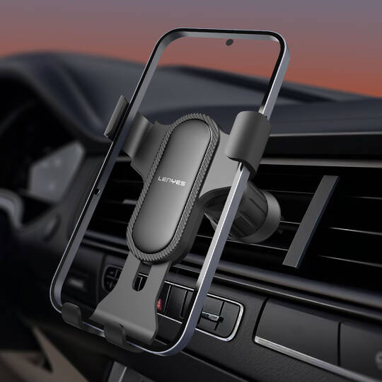 Lenyes CR181 360 Derece Dönebilen Havalandırma Tasarımlı Araç Telefon Tutucu - 5