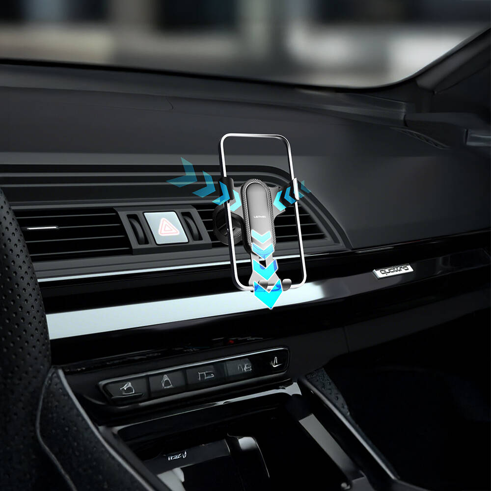 Lenyes CR181 360 Derece Dönebilen Havalandırma Tasarımlı Araç Telefon Tutucu - 6