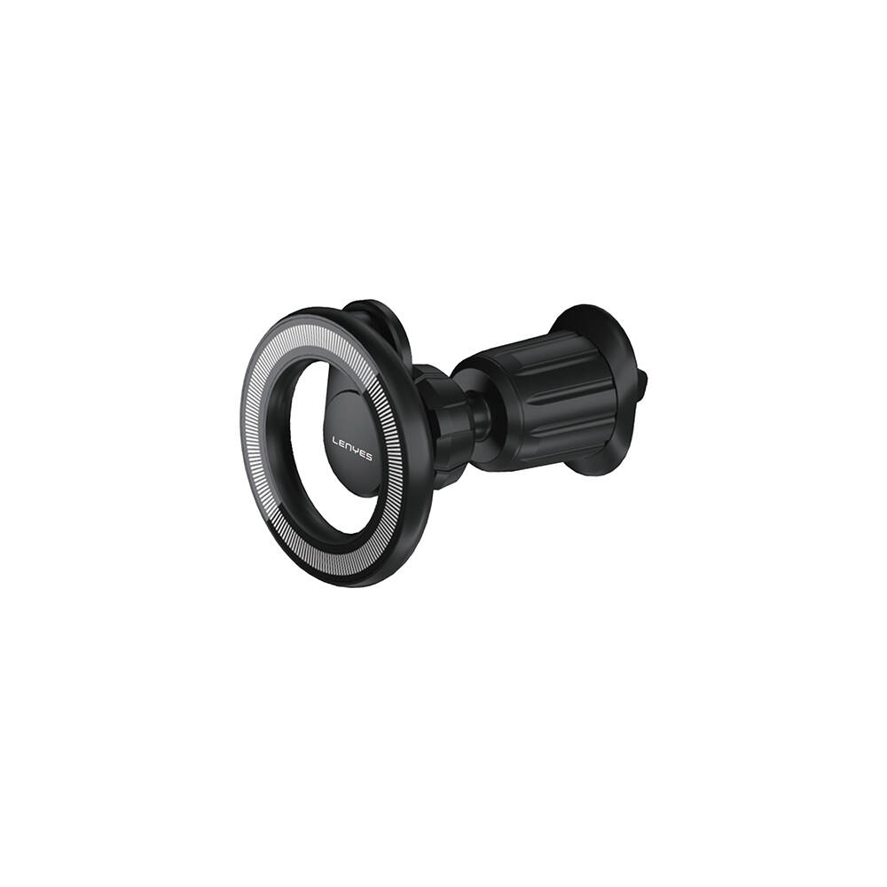 Lenyes CR183 M-safe Magnetik Özellikli 360 Derece Dönebilen Havalandırma Tasarım Araç Telefon Tutucu - 2