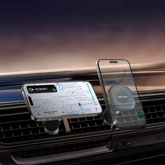 Lenyes CR193 Havalandırma Tasarım Magnetik Araç Telefon Tutucu - 3
