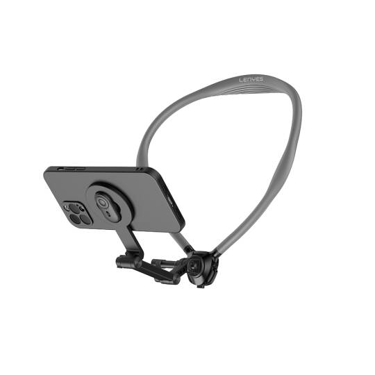 Lenyes CR197 Eller Serbest Magnetik Boyun Askılı Telefon Tutucu - 2