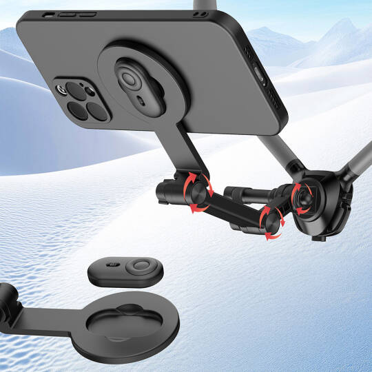 Lenyes CR197 Eller Serbest Magnetik Boyun Askılı Telefon Tutucu - 5