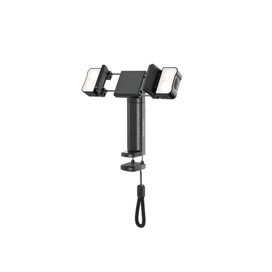 Lenyes CR204 360° Dönebilen Işıklı Seyahat Telefon Tutucu ve Standı - 2