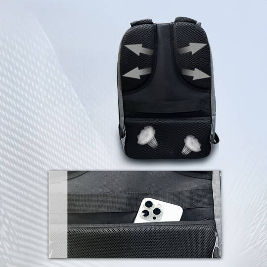 Lenyes LB506 USB Şarj Portlu Su Geçirmez Seyahat Sırt Çantası - 7