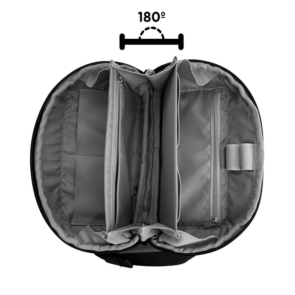 Lenyes LB571 Su Geçirmez Aşınmaya ve Çizilmeye Dayanıklı Aksesuar Çantası 25cm - 4