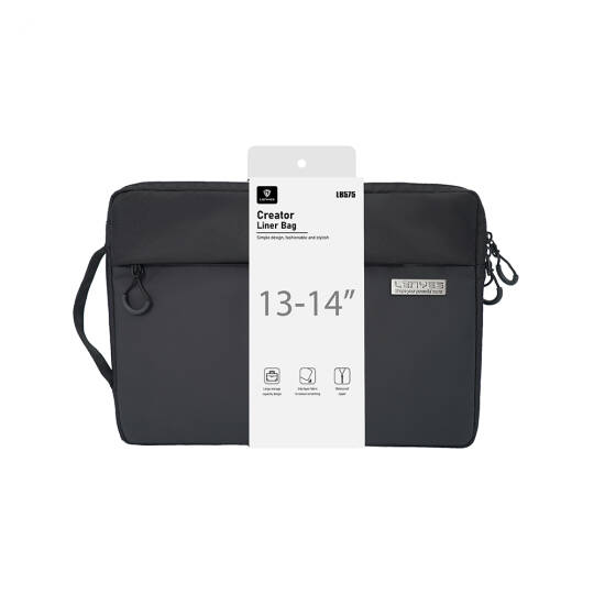 Lenyes LB575 Creator Serisi Darbe Emici Su Geçirmez Polyester Kumaş 13-14 inç Laptop Çantası - 3