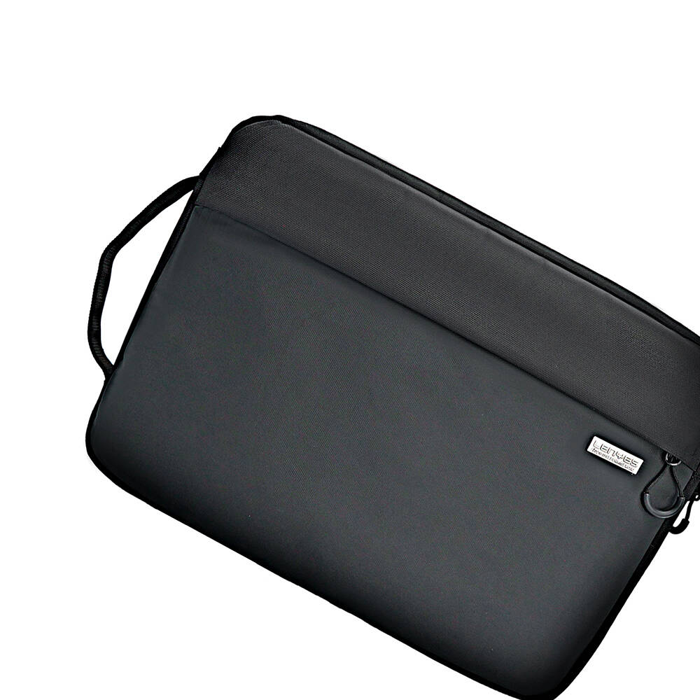 Lenyes LB576 Creator Serisi Darbe Emici Su Geçirmez Polyester Kumaş 15-16 inç Laptop Çantası - 4
