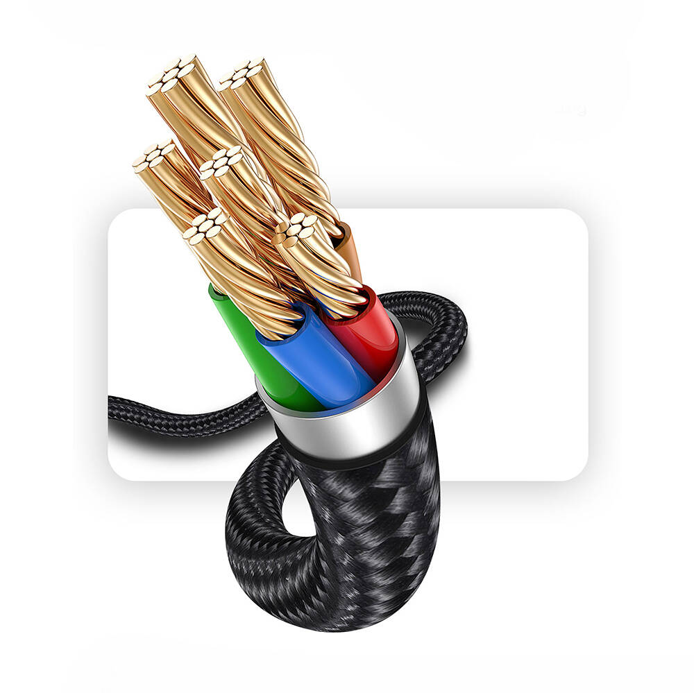 Lenyes LC514 USB-A to Lightning Hızlı Şarj Özellikli Örgülü Data ve Şarj Kablosu 15W 1M - 7