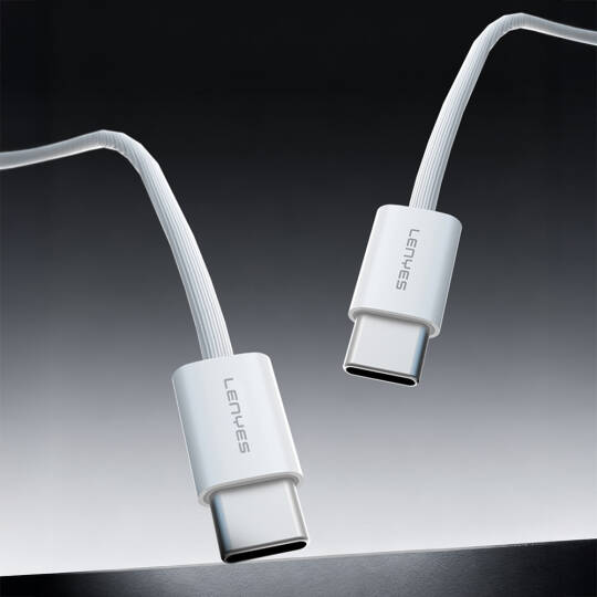 Lenyes LC526 Type-C to Type-C Akıllı Çip Koruma Özellikli Data ve Şarj Kablosu 60W 1.2M - 3