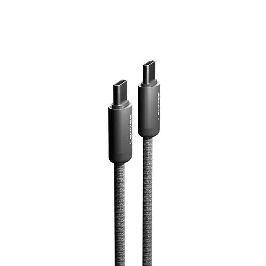 Lenyes LC527 Spiral Magnetik Örgülü Tasarım Type-C to Type-C Hızlı Şarj Özellikli Data ve Şarj Kablosu 60W 1M - 8