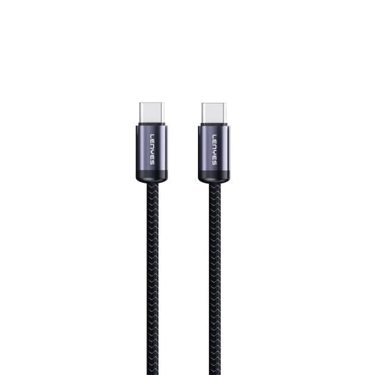 Lenyes LC537 Type-C to Type-C Hızlı Şarj Özellikli Örgülü Data ve Şarj Kablosu 60W 1M - 2