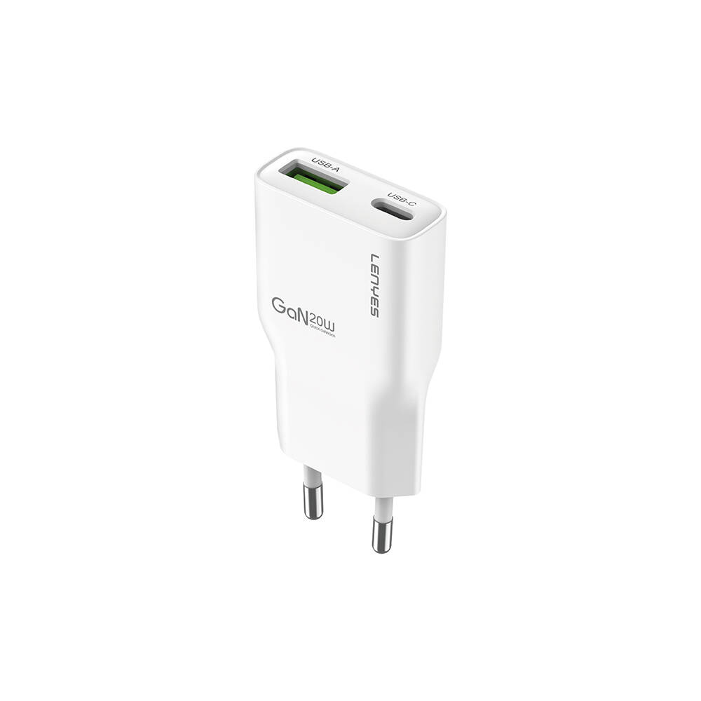 Lenyes LCH11 Serisi GaN Teknolojili PD Hızlı Şarj Özellikli Şarj Başlığı 20W - 1