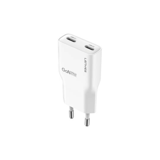 Lenyes LCH15 Dual Type-C PD GaN Teknolojili Hızlı Şarj Başlığı 20W - 2