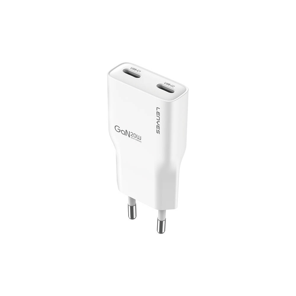 Lenyes LCH15 Dual Type-C PD GaN Teknolojili Hızlı Şarj Başlığı 20W - 2