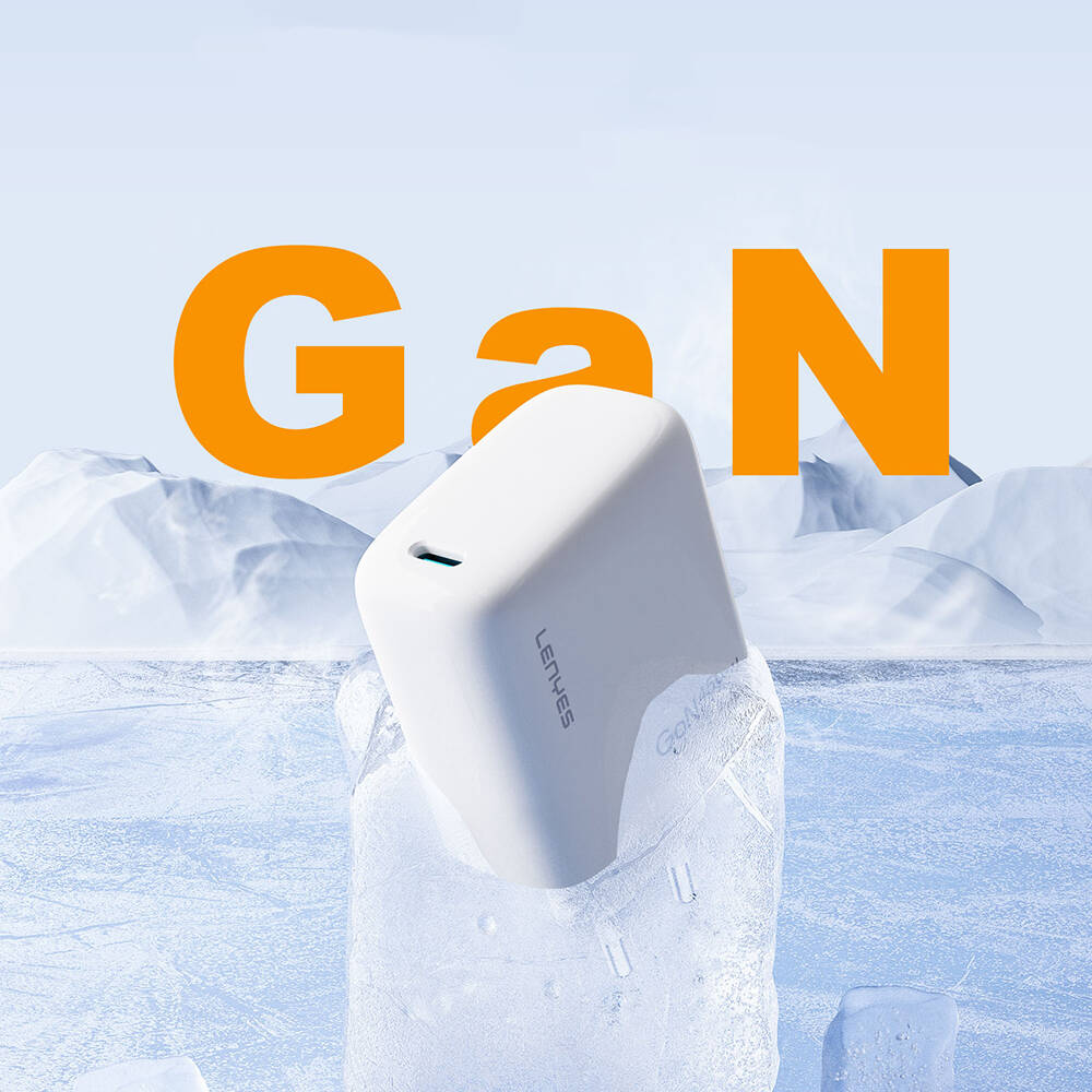 Lenyes LCH91 Type-C ve USB GaN Teknolojili PD Hızlı Şarj Özellikli Şarj Başlığı 20W - 5