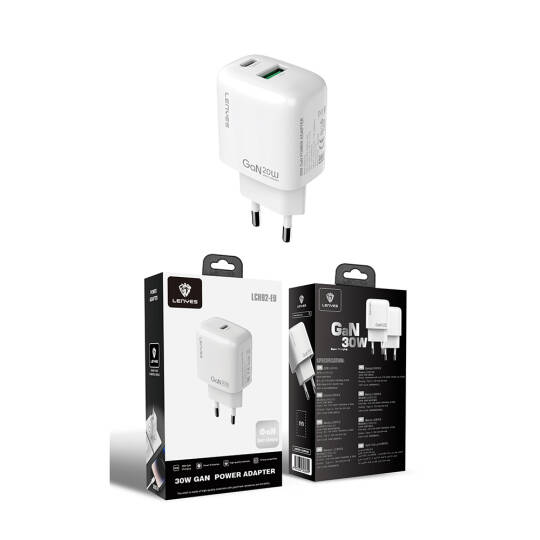 Lenyes LCH92 Type-C GaN Teknolojili PD Hızlı Şarj Özellikli Şarj Başlığı 30W - 8