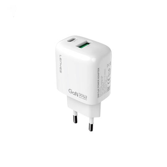 Lenyes LCH93 Type-C ve USB GaN Teknolojili PD Hızlı Şarj Özellikli Şarj Başlığı 30W - 2