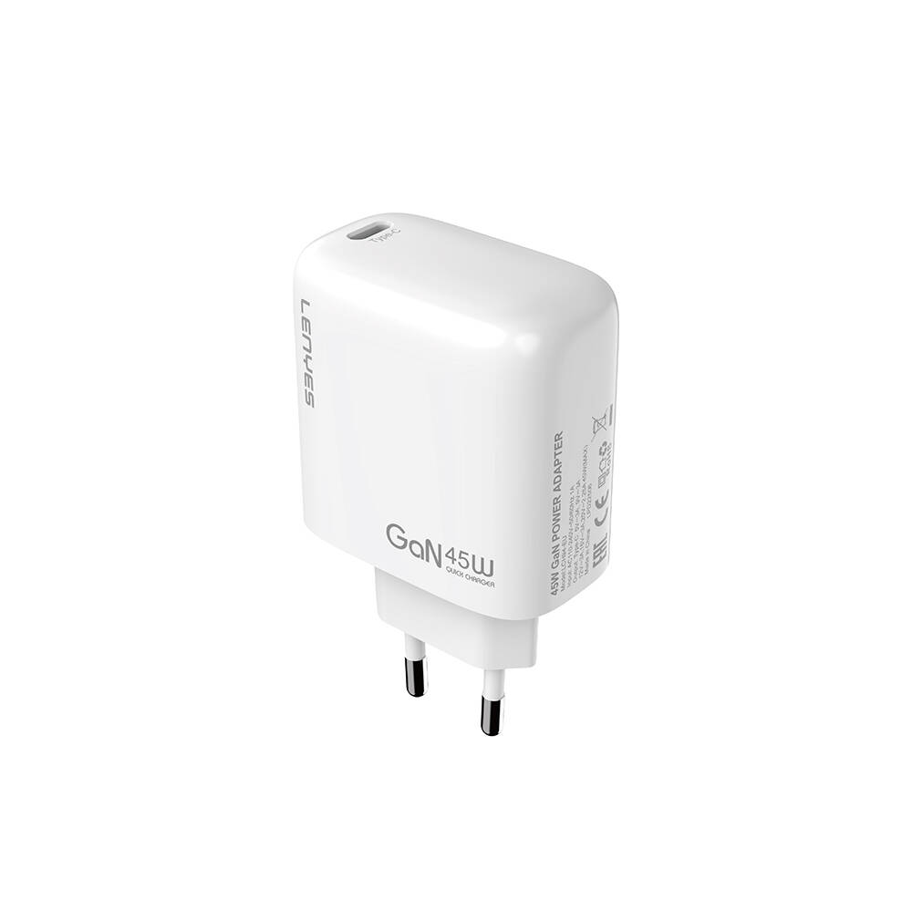 Lenyes LCH94 Type-C GaN Teknolojili PD Hızlı Şarj Özellikli Şarj Başlığı 45W - 1