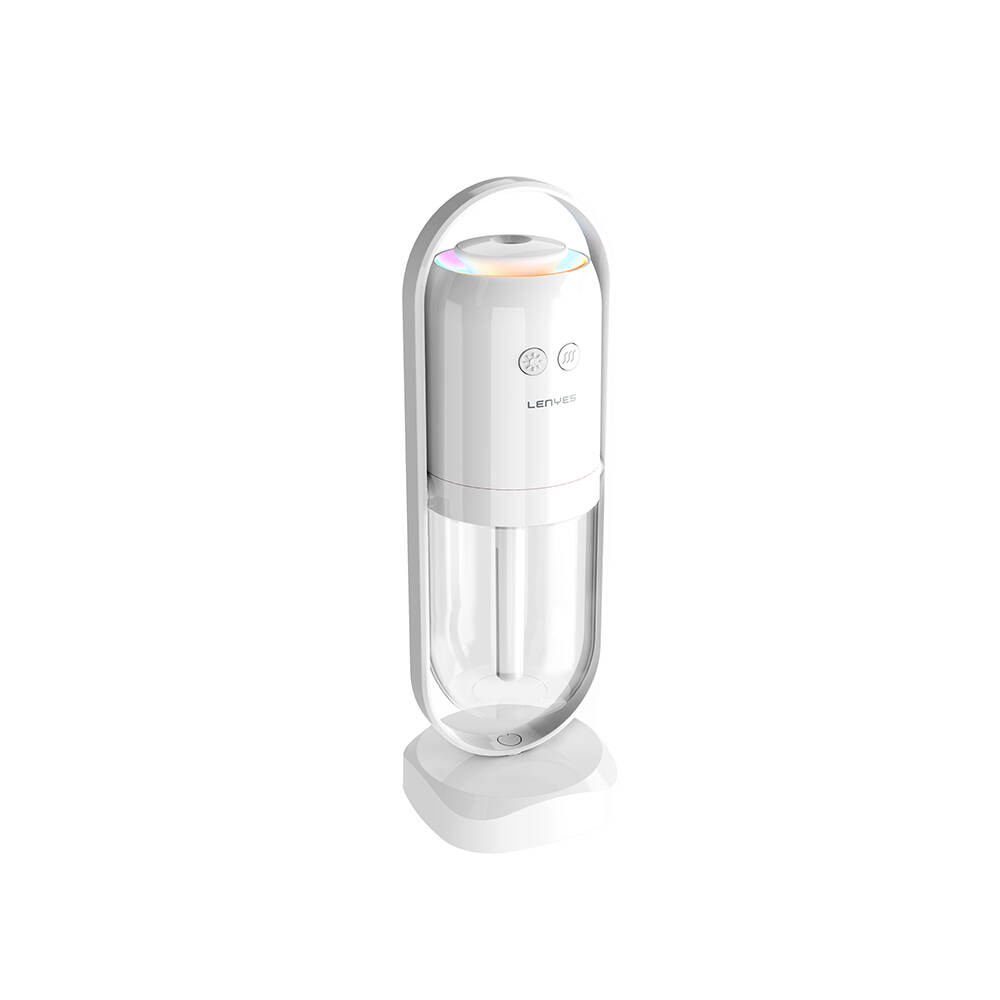 Lenyes LHU04 Kum Saati Tipi 360 Derece Dönebilen RGB Atmosfer Işıklı Sessiz Hava Nemlendirici - 2