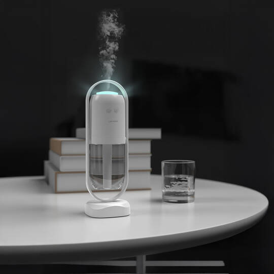 Lenyes LHU04 Kum Saati Tipi 360 Derece Dönebilen RGB Atmosfer Işıklı Sessiz Hava Nemlendirici - 8